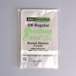 Sleeve for Single A7 Card with Enve